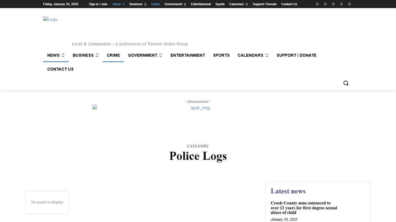 Police Logs Archives - Prineville Review